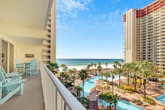 Sunset Views! 5th Floor W/Same Floor Parking Space!